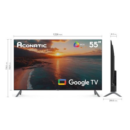 คิวแอลอีดีทีวี ทีวี Aconatic 55 นิ้ว Google ทีวี 4K 55QS1000AN (รับประกัน 3 ปี)_4